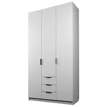 Шкаф ЭКОН распашной 3-х дверный с 3-мя ящиками